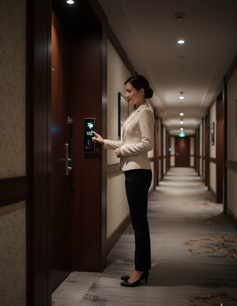 hotel-corridor-panel-guest-touch panel
