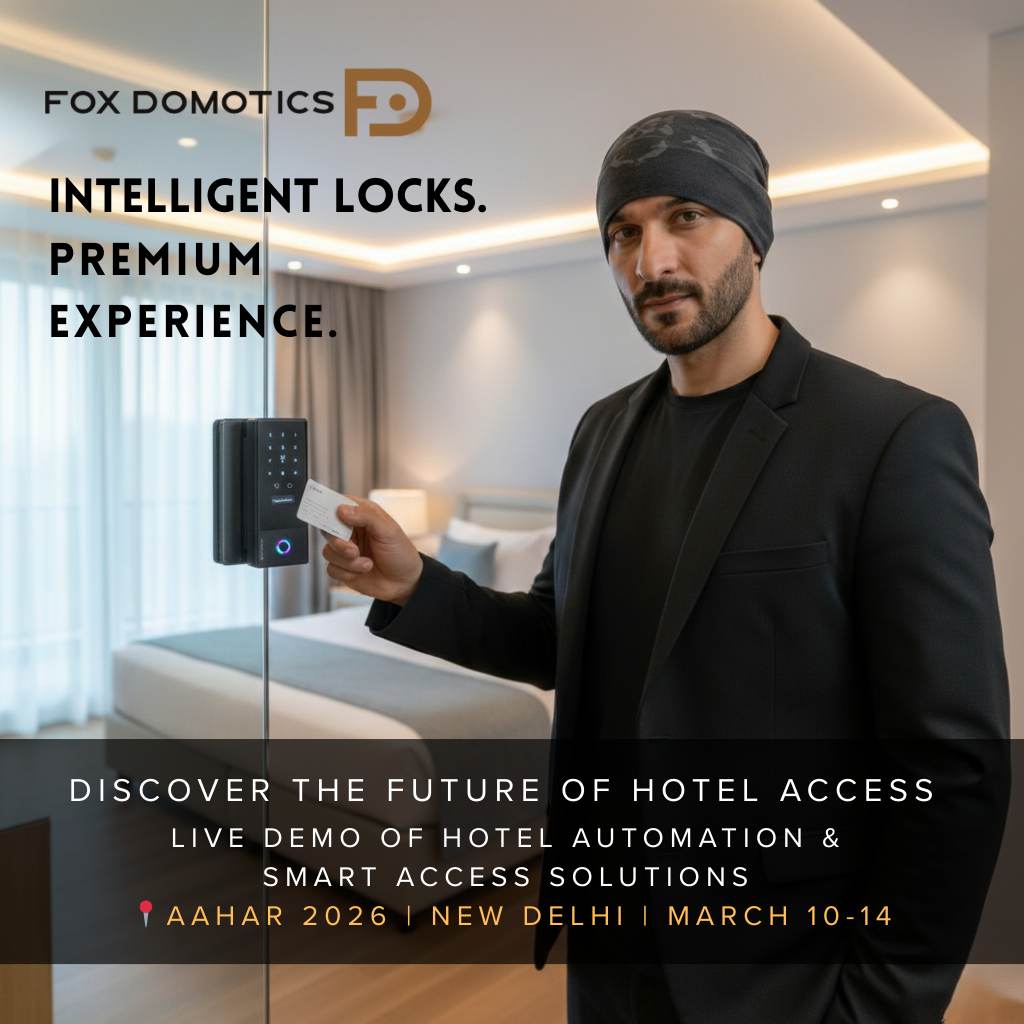 Smart hotel digital door lock system