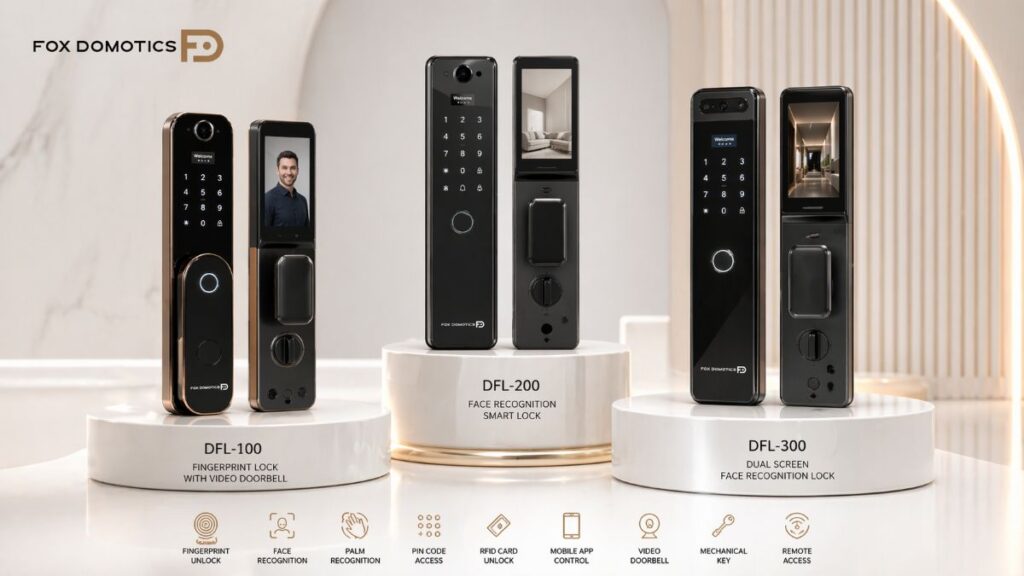 Range of best smart locks by Fox Domotics