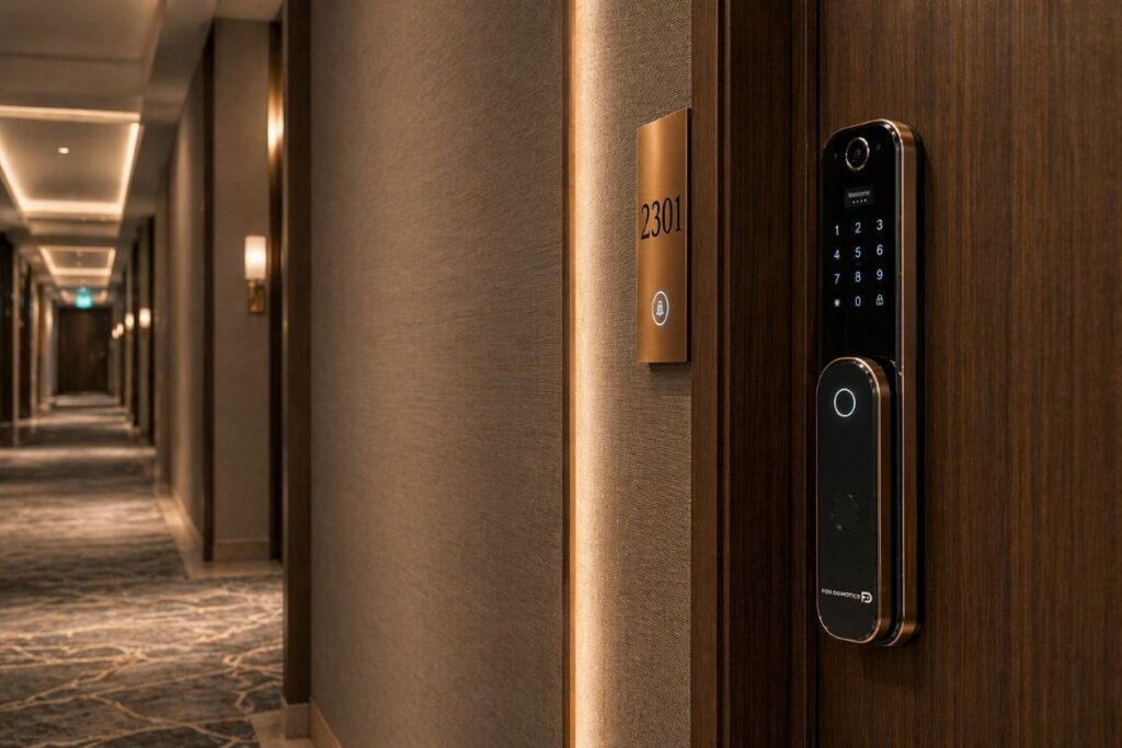 RFID hotel smart lock by Fox Domotics