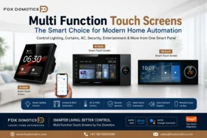 Modern smart touch screens panel for home automation