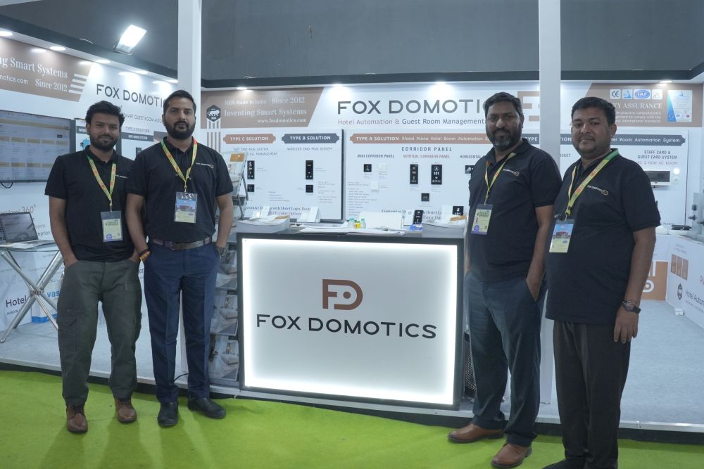 Fox Domotics full team at AHAAR 2026 hospitality exhibition